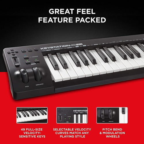 M-audio Keystation 88 Mk3 - Controlador De Teclado Midi D...