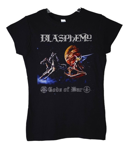 Polera Mujer Blasphemy Gods Of War Metal Abominatron