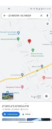 Imagen 1 de 1 de Vendo Terreno En Obera Misiones