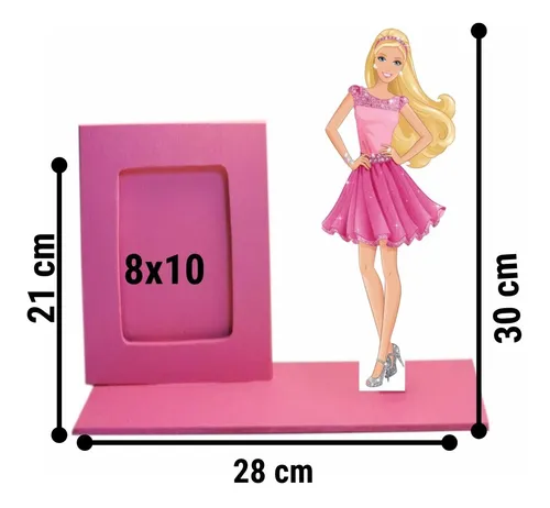 10 Recuerdos De Barbie Portarretrato De Madera Mdf Ni as Env o