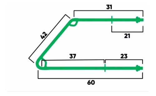 Kit 14 Suporte Triângulo  Pescoceira De Confinamento