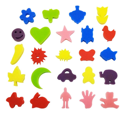 Spongas De Pintura 24x Juego De Patrón