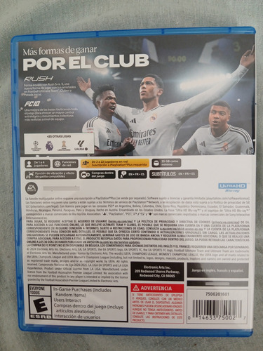 Juego Fifa 2025 Fc25 Para Ps5 Fisico (Usado)