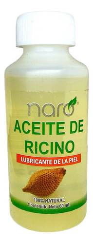 Aceite De Ricino Corporal Y Capilar Natural 100%, 60ml