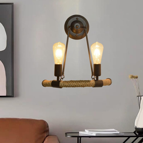 Lámpara De Pared Pantalla De Bombilla Aplique De Cabecera