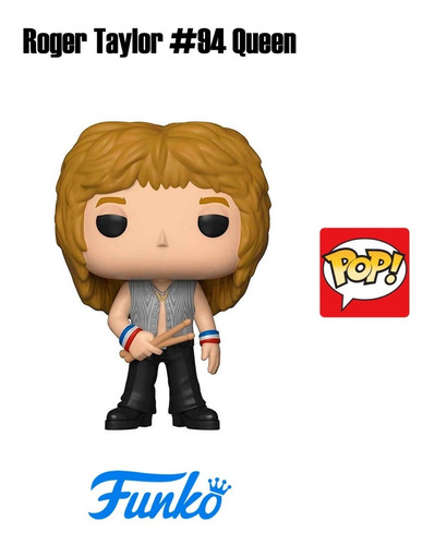 Roger Taylor #94 Queen Funko Pop!