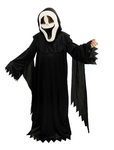 Imagen 4 de 9 de Disfraz Scream Con Mascara Niño