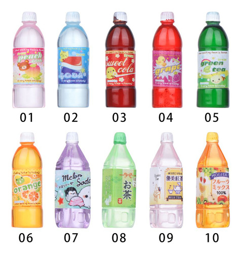 Miniatura De Minibotellas De Zumo De Simulation Drinks, Dise