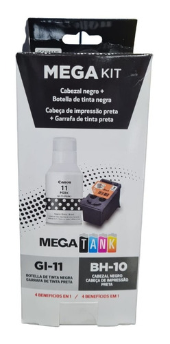 Cabezal Negro + Tinta Negra Original Canon Pixma G6010 G7010