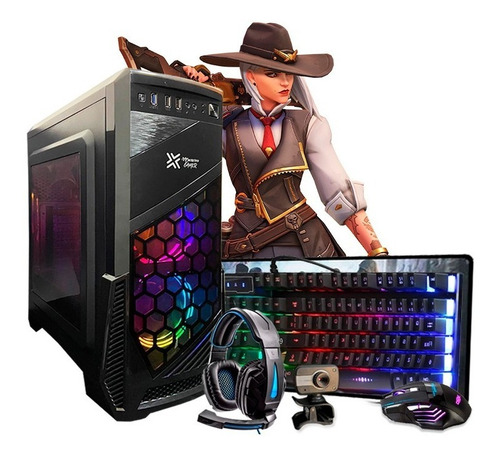Pc Gamer Hector I3 4°geração Gtx 1050 8gb Hd 500gb Wi-fi