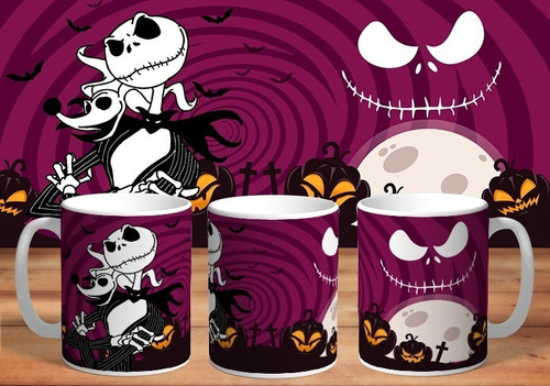 Taza - Tazón De Ceramica Sublimada Jack Skellington: Jack