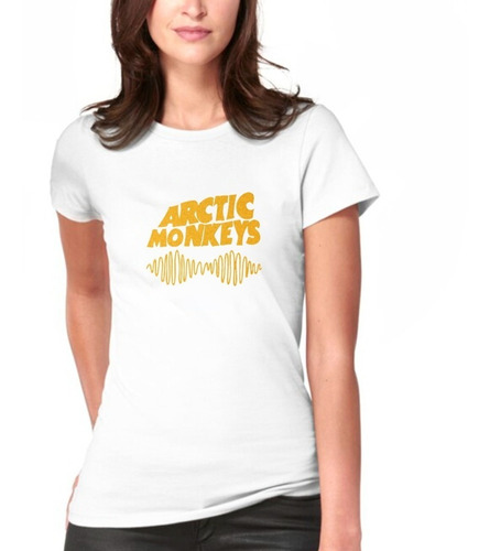 Polera Rock Arctic Monkeys Mujer/niña 100% Algodon