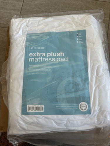 Eluxury Extra Plush Mattress Pad Twin Size Ccc