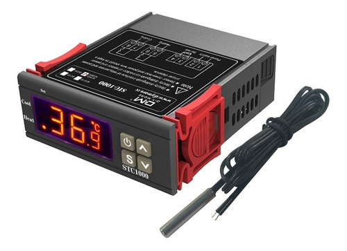 Controlador De Temperatura Digital Stc-1000 Frio/calor 220v
