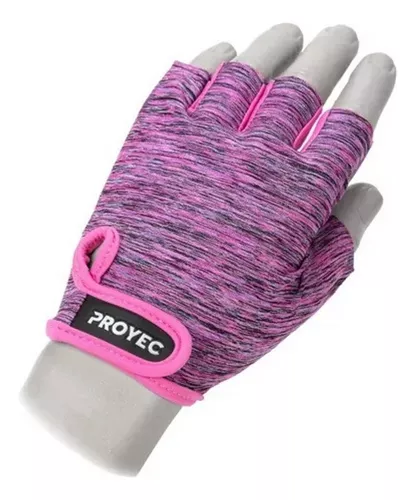 Guantes Para Pesas Acolchado Gimnasio Mujer Alpino - Morado