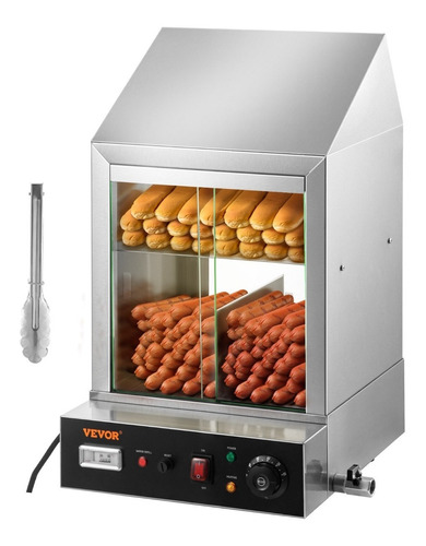 Maquina Coccion Salchicha Hotdog Vitrina Calentador Hot Dog
