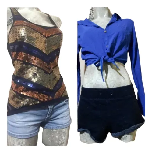 Gold shorts best sale forever 21