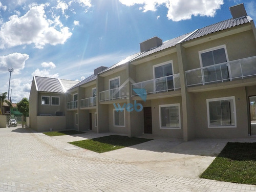 Imagem 4 de 26 de Lindos Sobrados Em Condomínio À Venda Na Região Do Vitória Régia, Com 3 Quartos, Sala, Cozinha Americana, Lavabo E Banheiro Social. - Ca02047 - 70683629