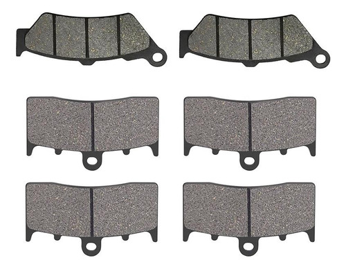 3 Pares De Pastillas De Freno Para Bmw K1600 B Gran América