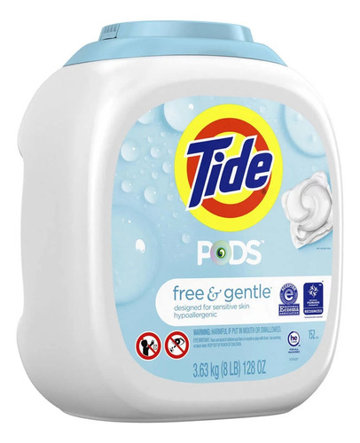 Tide Hipoalergenico, 152 Pods, Detergente 62$