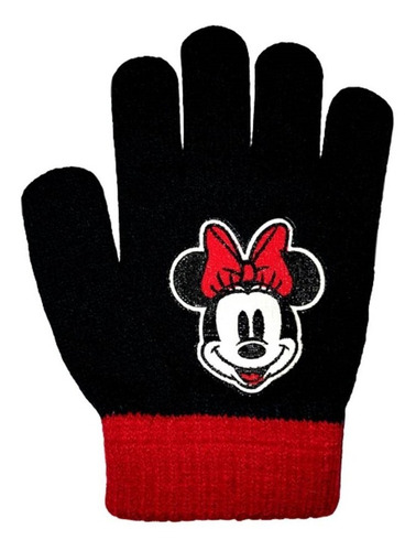 Imagem 4 de 5 de Kit Inverno Infantil Disney Minnie : Touca / Gorro + Luvas