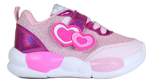 Tenis Niña Casuales Resistente Suela Ligera Color Rosa 620