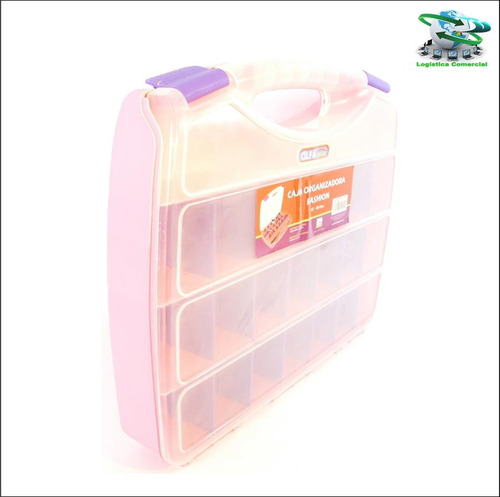 Imagen 7 de 8 de Caja Organizadora Tipo Maleta 23 Espacios Alfa Hogar