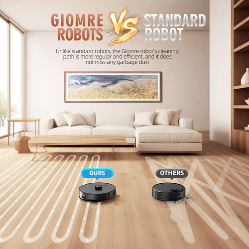 Robot Aspirador Gimore 3 En 1 Con Estación De Vaciado Automá