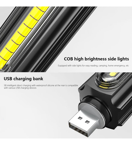 Linterna Led B Night Light De 1000 Lúmenes, Flash Superbrill