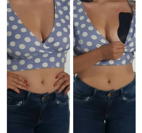 Brasier Invisible Levantador Busto Adherible Push Up