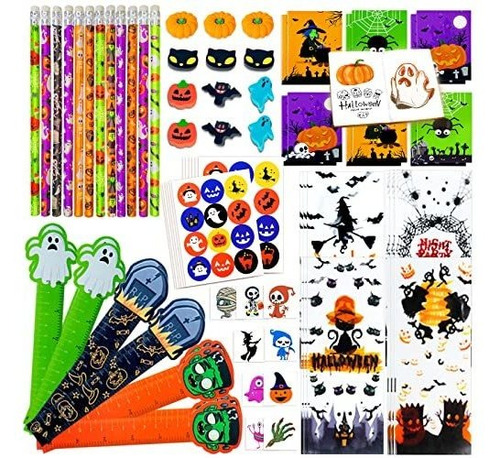 108pcs Halloween Stationery Party Favores For Kids, Npm31