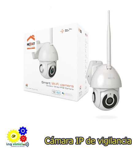 Camara Ip Domo Nexxt Android/ios Dia Y Noche Luces Led Audio