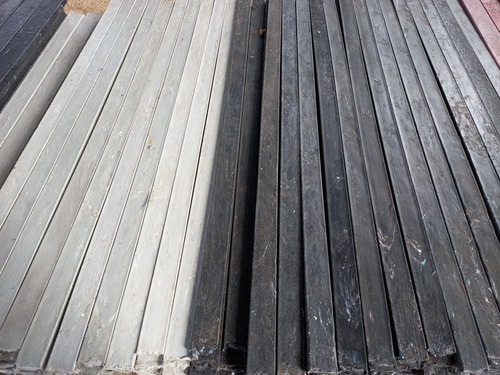 Imagen 8 de 9 de Tablilla Plastica Maciza 2cm X 7cm X 190cm Madera Plastica