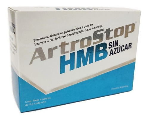 Artrostop Hmb. Estuche X 4 Sobres. De Fábrica.