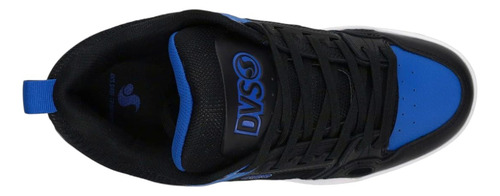 Tenis Dvs Comanche Skate Azul Negro Blanco