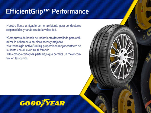 Paq 2 Llantas Goodyear 205/60r16 Efficientgrip Performance