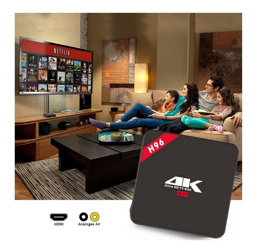 Decodificador Tv Box 4k Ultra Hd Convierte Smart Tv Android