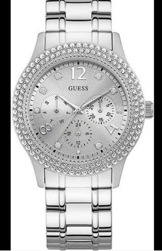 Reloj Guess Acero Dama Plateado W1097l1