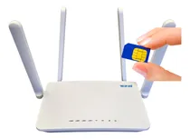 Comprar Módem Ec21 Wifi6 Con Chip : 4 Antenas-liberado Blanco