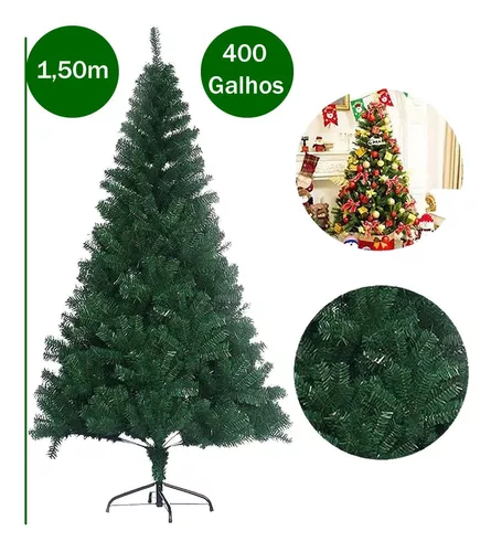 Arvore Natal Luxo 180Cm - 800 Galhos Cheia em Promoção na Americanas