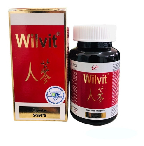Wilvit (ginseng, Vitamina A, B1, B2) Son´s/ Frasco C/30 Caps