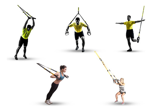 Fita Suspensão Tipo Trx Faixa Funcional Crossfit Pilates Cor Rosa-chiclete