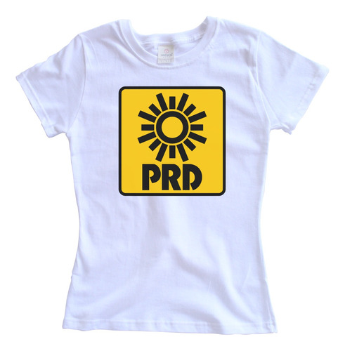 Prd Playera Hombre Mujer Partido Politico 100% Algodon