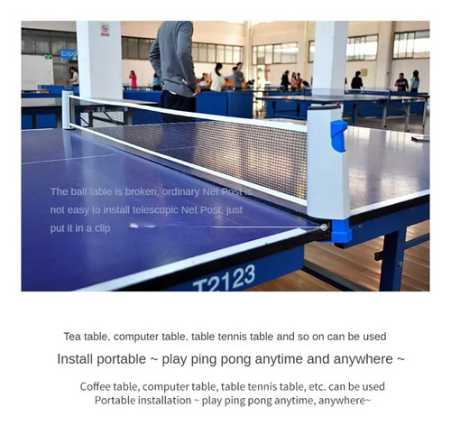 Set Combinado De Raquetas De Tenis De Mesa Portable Pillar