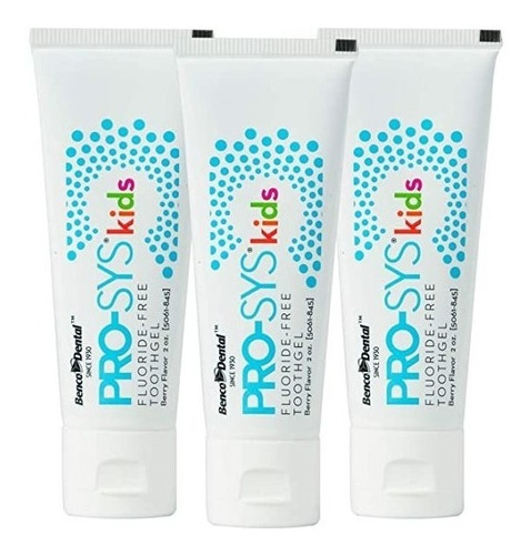 Pro-sys Kids Fluoride Free Toothpaste Toothgel Berry  .