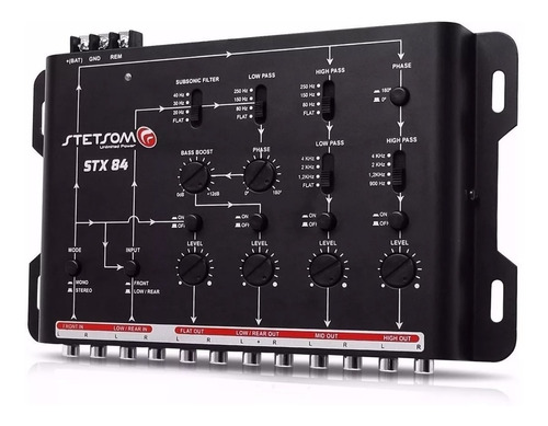 Crossover Stetsom Stx84 4 Canais Stetsom Stx84 4 Vias 