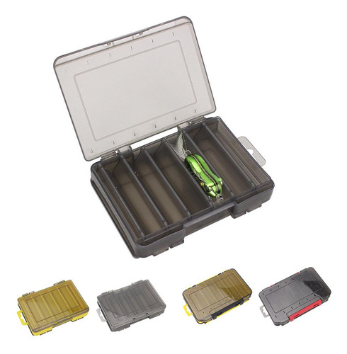 Pesca Calamares Jig Caja De Amarillo 12 Compartimientos