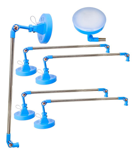 5 Luminária Led Lâmpada P/ Porta Fio Maquina Costura Ind