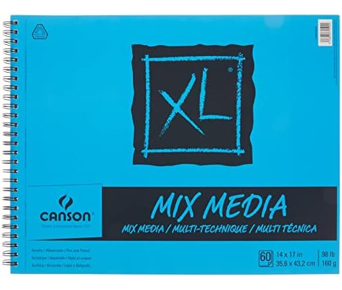 Bloc De Papel Mixto Canson Xl Series, Textura Fina, Tamaño P