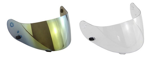 2 Juegos De Motocicletas Visor De Casco For Hjc Hj-09 Cl-15